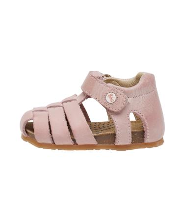 Falcotto Alby-Closed Toe Fisherman Leather Sandals 5 UK Pink Rosa 0m02