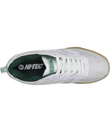 Hi-Tec Women's Squash Classic Shoes - Size 43 EU - White/Green - International Shipping Available - Buy Online on SooperMarket.com