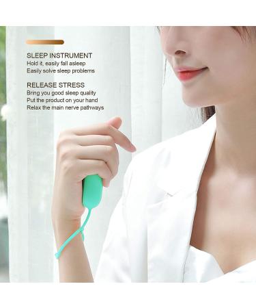 Handheld Sleep Device Sleep Instrument ABS Oval Design Hand Holding Round Button for Insomnia Patients for Anxious Patients(blue) - Buy Online on SooperMarket.com