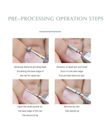 14pcs Acrylic Nail Drill Bits Set with Case - Quartz Pointed Bits for Cuticle Remover & Manicure Tools - Buy Online on SooperMarket.com