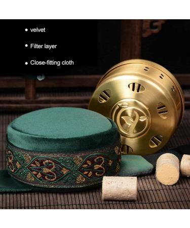 Portable Smokeless Moxibustion Box | Moxa Burner Cleaning Cloth Bag for Acupuncture & Massage Therapy - Buy Online on SooperMarket.com