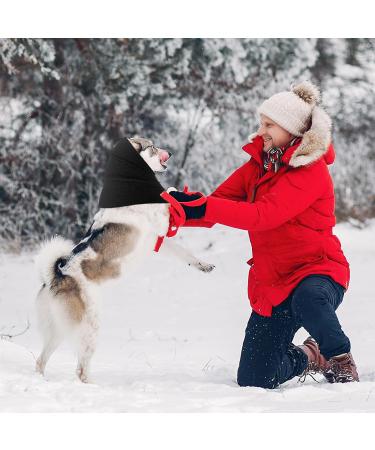 Amaxiu Dog Snood for Dog Neck and Ears Warmer Dog Ear Muffs Dog Neck and Ear Warmer Hood Pet Dog Snood Dogs Quiet Ear Covers Hood for Anxiety Relief Noise Protection Bathing Grooming(L Black) L Black - Buy Online on SooperMarket.com