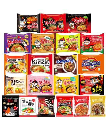 Samyang Hot Chicken Buldak Noodles Select Any 5 Flavours Self Customise (Pack of 5)
