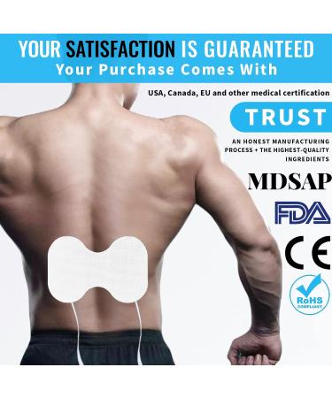 TENS Unit Replacement Pads - 6 Extra Large Butterfly Electrode Pads - Buy Online on SooperMarket.com