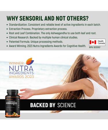 miNATURALS Ashwagandha Ultra Premium Supplement with Sensoril for Stress Relief & Heart Health- 120 Capsules - Buy Online on SooperMarket.com