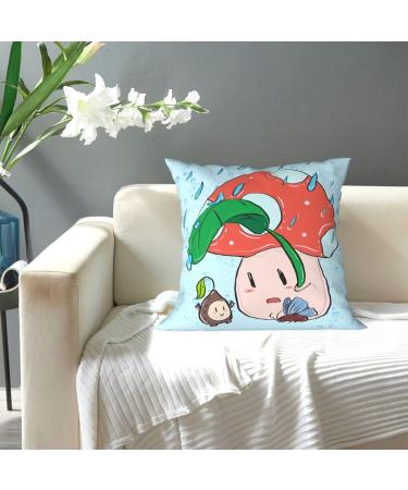 YYHHAOFA Sunflower Seeds and Mushroom Pattern Universal Pillowcase for All Seasons 18"x18" : Soft and Comfortable Suitable for car Sofa - Buy Online on SooperMarket.com