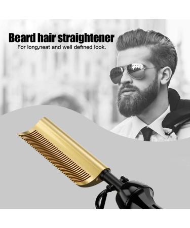 DAN Technology 450? Curved Teeth Hair Straightener Comb - Travel Size Dual Voltage Electric Comb for Professional Use - Ideal for Natural Black Hair - Buy Online on SooperMarket.com