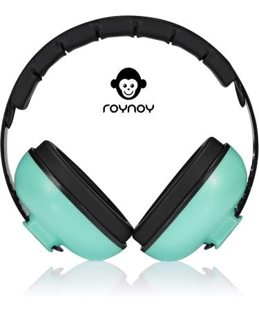 RoyNoy Baby Earmuffs - Noise Protection for Infants 3+ Months | Mint with Storage Bag | Safe Hearing Protection for Babies - Buy Online on SooperMarket.com