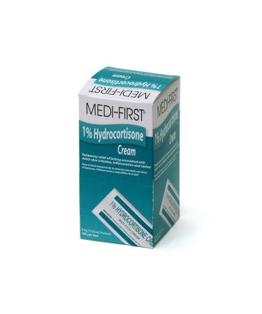 Hydrocortisone Anti-Itch Cream Packets for First Aid & Emergency Kits, 144 Pack 144 Packets