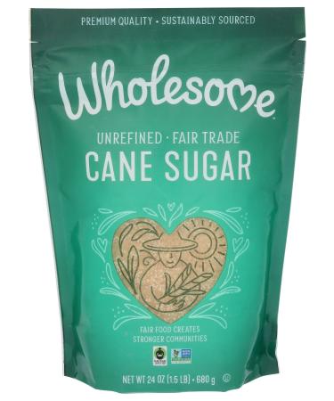 Wholesome, Whole Trade Natural Cane Sugar, 24 Ounce