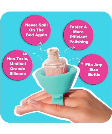 Tweexy Wearable Nail Polish Holder - Spa Green | Convenient & Stylish - Buy Online on SooperMarket.com