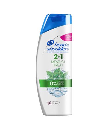 Head & Shoulders Menthol Fresh 2In1 Shampoo and Conditioner Anti-Dandruff Refreshing 540 ml