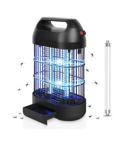 12W 1800V Insect killer mosquito trap mosquito lamp with interchangeable UV tube mosquito trap electrically for reducing moth mosquitoes Insects in bedroom kitchen XS-12W