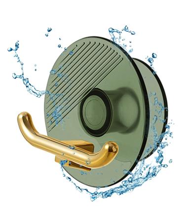 Vesone plug -in cable holder - connector holder hook socket organizer |Toothbrush and razor holder for the shower drill-free self-adhesive storage hook for razors coat towel translucent green