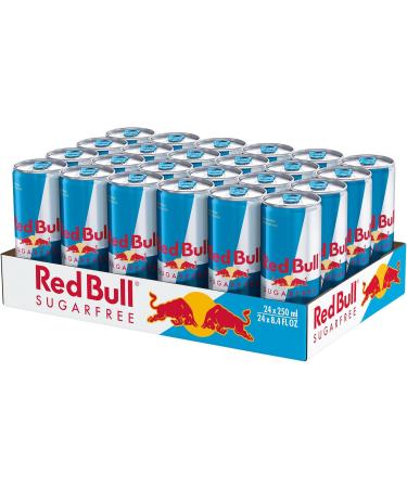 Red Bull Energy Drink Sugar Free 250 millilitre (Pack of 24) 250ml Pack of 24 - Buy Online on SooperMarket.com