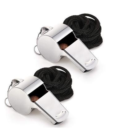 Fya Whistle, Stainless Steel Super Loud Sports Whistle with Lanyard, Perfect for Referees, Coaches, Polices, Outdoor Sports, Emergency
