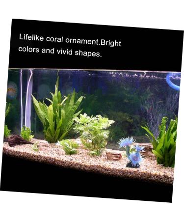 BCOATH 3 Pcs Resin Soft Coral Artificial Plants Resin Coral Underwater Landscaping Decor Imitation Coral 5X8CMx3pcs As Shownx3pcs - Buy Online on SooperMarket.com