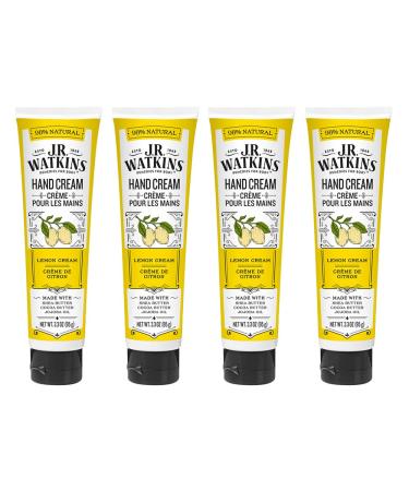 J.R. Watkins Hand Cream, Lemon 3.3 Ounce (Pack of 4)