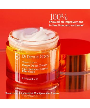 Dr Dennis Gross Vitamin C Lactic Dewy Deep Cream - Ultra-Rich Replenishing 2 oz - Buy Online on SooperMarket.com