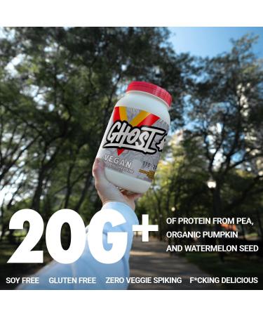 GHOST Vegan Protein Powder - 2lb 20g of Protein - Plant-Based Pea & Organic Pumpkin Protein - Post Workout & Nutrition Shakes Smoothies & Baking - Soy & Gluten-Free (Banana Pancake Batter) - Buy Online on SooperMarket.com