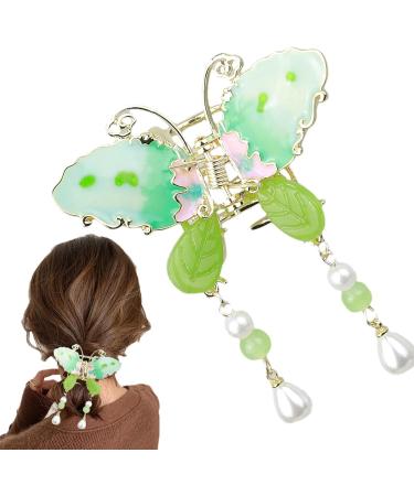 Butterflies Tassel Hair Clip | 3D Butterflies Clips | Hair Fashion Accessories Elegant Tassel Butterflies Hairpins Alloy Barrettes Tassel Butterflies -Shaped Hair Clip for Ladies Girls - Buy Online on SooperMarket.com