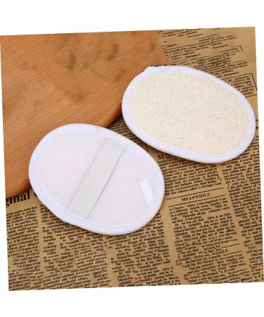 8 Pcs Natural Loofah Pads - Exfoliating Bath & Face Sponges for Oil Removal | International Shipping - Buy Online on SooperMarket.com