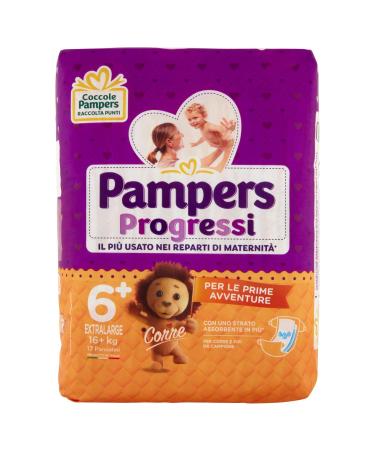 Pampers Progressi Extralarge Windeln 17 Windeln Gr ße 6+ (16+ Kg)
