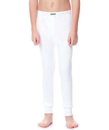 Timone Boys Long Johns TISS1001 134 White