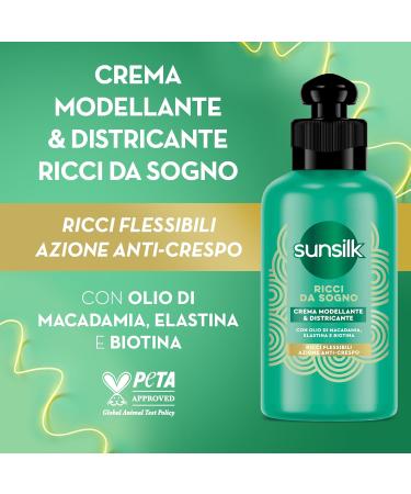Sunsilk Dream Curls Detangling Cream 6.7 Fl Oz - Define Your Curls with Active Fusion Formula | Italian Import - Buy Online on SooperMarket.com