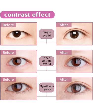 Invisible Water Activated Eyelid Lifter Strips for Hooded Eyes - Glue-free Double Eyelid Sticker with Spray and Tweezers - Buy Online on SooperMarket.com
