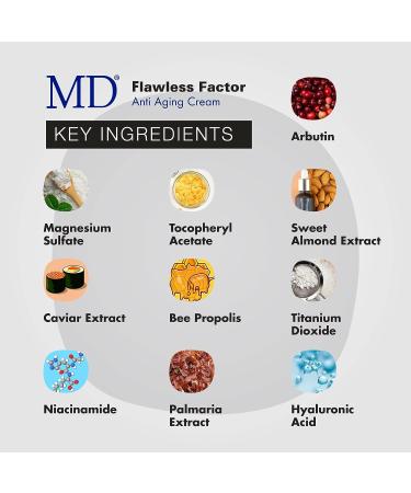 MD Flawless Factor BB Cream SPF 35 | Skin Brightening & Anti-Aging Tinted Moisturizer | 1.76 Fl Oz - Buy Online on SooperMarket.com