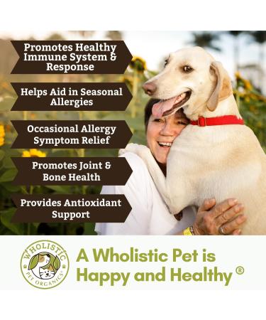 Organic Dog Allergy Relief & Immune Support Supplement | Vitamin C Powder for Joint Mobility & Overall Health | UTI Relief | 1000mg Ester C | Made in USA | 6 oz - Buy Online on SooperMarket.com
