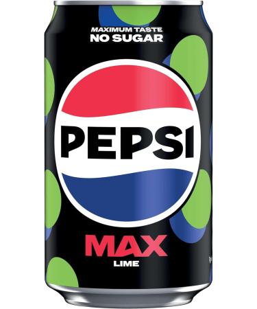 Pepsi Max Lime 24 x 330ml Cans - Buy Online on SooperMarket.com