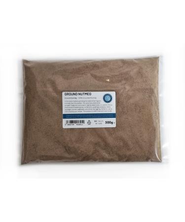 Entirely Ingredients Ground Nutmeg 500g - Selected for Premium Quality - Premium Food Grade