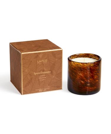 LAFCO New York 2024 Holiday Signature Candle Spiced Pomander - 15.5 oz - 90-Hour Burn Time - Reusable Hand Blown Glass Vessel - Made in The USA