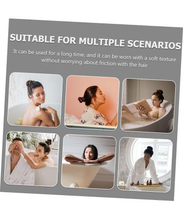 Healeved 2pcs Double-layer Satin-lined Shower Caps for Women - Peva Lining, Hair Drying Turban, Bathing Cap - Buy Online on SooperMarket.com