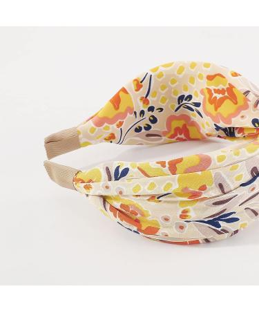 Jseng 4 Pcs Wide Cross Knot Headbands - Elastic Floral Hair Accessories for Women & Girls - Buy Online on SooperMarket.com