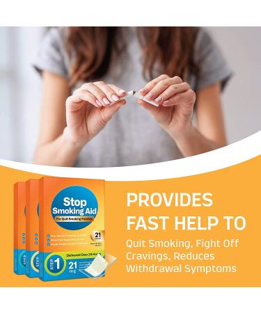 Neenoxtub Stop Smoking Patches - Step 1: Easy & Effective 21mg Anti-Smoking Stickers - Buy Online on SooperMarket.com