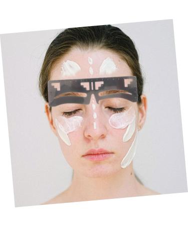 Anneome Stainless 2pcs Clear Ruler Eyebrow Guide Stencil Brow Makeup Supplies Measuring Tool Eyebrow Shape Metal Stainless Steel - Buy Online on SooperMarket.com