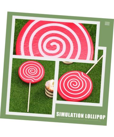 Alipis 8 Pcs Christmas Lollipop Ornaments Giant Lollipop Prop K ds Toys Lollipop Prop Realistic Peg with Hook Food Decor Micro Toys Wedding Decorations Wooden Unique Party Supplies Child - Buy Online on SooperMarket.com