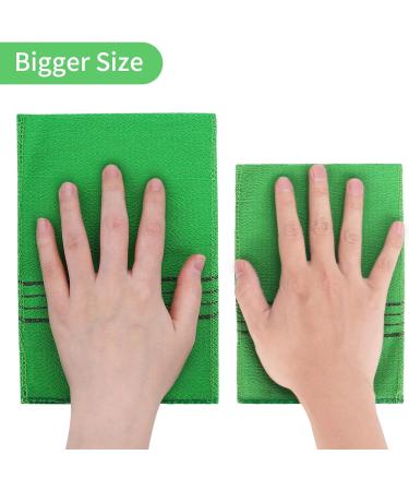 Sibba 5Pcs Asian Exfoliating Mitts - Dual-Sided Korean Gloves for Dead Skin Removal | Shower Scrub Mitt Bath Accessories - Buy Online on SooperMarket.com