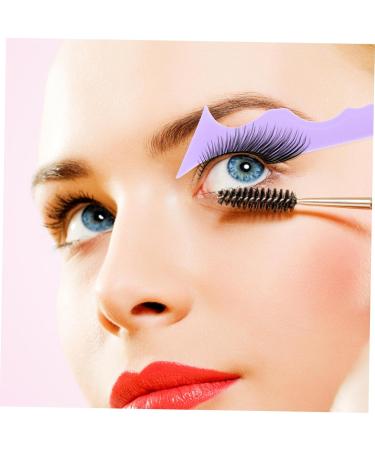 NOLITOY 4pcs Silicone Beauty Ruler Travel Makeup Bags Eyelash Guide Mascara Makeup Supply Mold Pad - Buy Online on SooperMarket.com