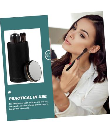 Buy Mikinona Makeup Brush Set - 1 Set with Holder & Lid | Travel-Friendly Cosmetic Organizer - Perfect for Vanity - Buy Online on SooperMarket.com
