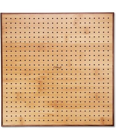 Olikraft Handcrafted Wooden Blocking Board - Excellent Gifts for Knitting Crochet and Granny Squares Lovers - Full Kit with 50 4-inches Stainless Steel Rod Pins  Stand Included (11 inches) - Buy Online on SooperMarket.com