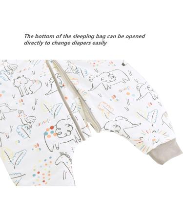 Chilsuessy Toddler Sleeping Bag with Feet | 2.5 Tog Baby Sleep Sack with Legs | CPC Certified Infant Cotton Wearable Blanket | Happy Zoo Design | 80cm/2-3 Years - Buy Online on SooperMarket.com