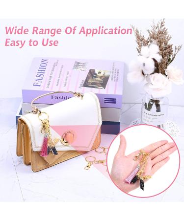 Paxcoo 100pcs Gold Keychain Rings Kit - 50 Key Chain Hooks + 50 Key Rings for Resin Craft & Acrylic Blanks - Bulk DIY Keychain Making Supplies - Buy Online on SooperMarket.com