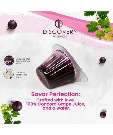 DISCOVERY PRODUCTS Pre-Filled Communion Cups with Wafer & Juice - Pack of 250 - Buy Online on SooperMarket.com