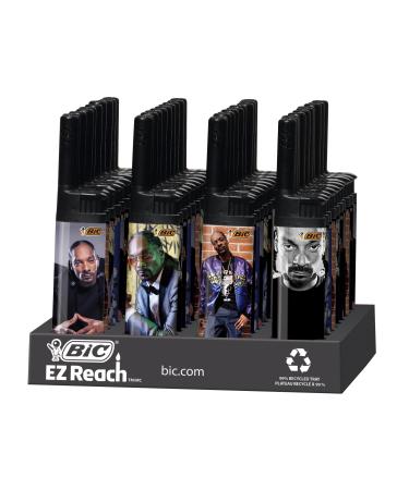 BIC Special Edition Snoop Dogg Series EZ Lighters Safe Child-Resistant Assorted Colors (packaging may vary) 40-Count
