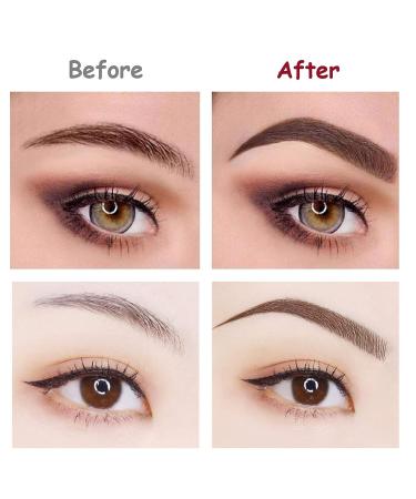 Long Lasting Waterproof 3PCS Dark Brown Eyebrow Pen - Create Natural Makeup - Microblading Effect - 3 Count - Buy Online on SooperMarket.com