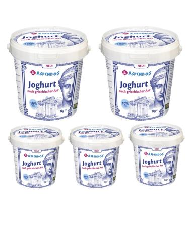 Aspendos Greek Style Yoghurt Delicious Dairy Product 1000 grams X 5 pieces Yoghurt